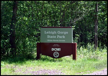 1 - Lehigh Gorge State Park Sign