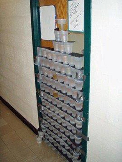 dorm-room-door-uni-cups-tower-taped-prank