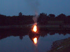 The floating bonfire