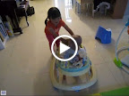 Avery playing with Joelle