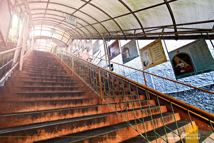 The 100-Step Stairs Leading to Baguio Cathedral