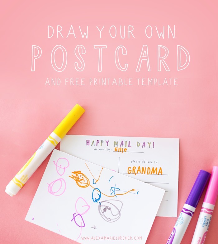 draw your own postcard draw your own postcard