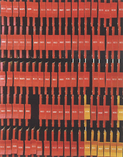 I love the black space in this photograph. PDP-8/2 (Digital Equipment Corporation), computer (USA/IBM, 1954), Computer History Museum, Mountain View, California July 1999. I love the black space in this photograph. PDP-8/2 (Digital Equipment Corporation), computer (USA/IBM, 1954), Computer History Museum, Mountain View, California July 1999.