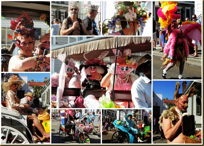 gay easter parade collage