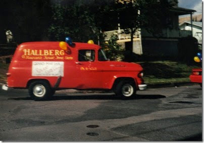 02 Hallbergs 1961-1966 Dodge Town Panel with Grand Marshall Roland Curteman in the Rainier Days in the Park Parade on July 12, 1997