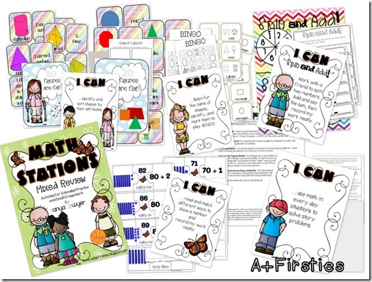 Math Stations Mixed Review-001