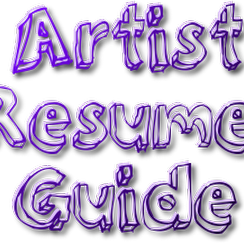 How to Create an Artist Resume