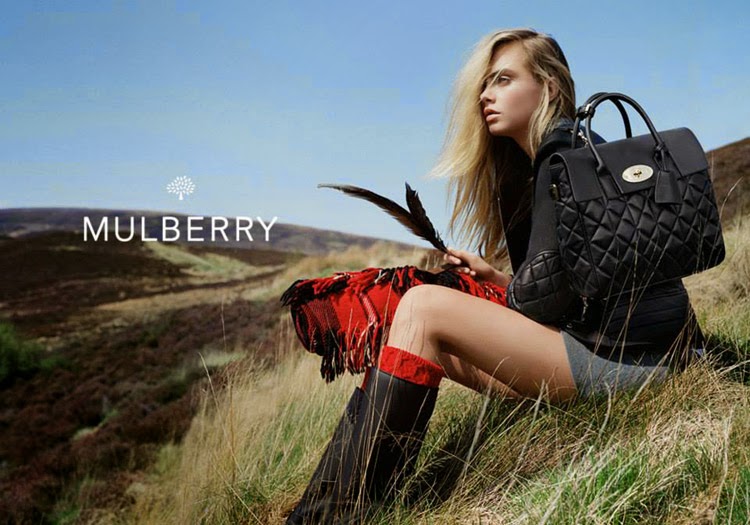 Кара Делевинь в рекламе Mulberry Autumn (7 фото)