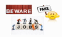 Beware fake jobs Beware fake jobs
