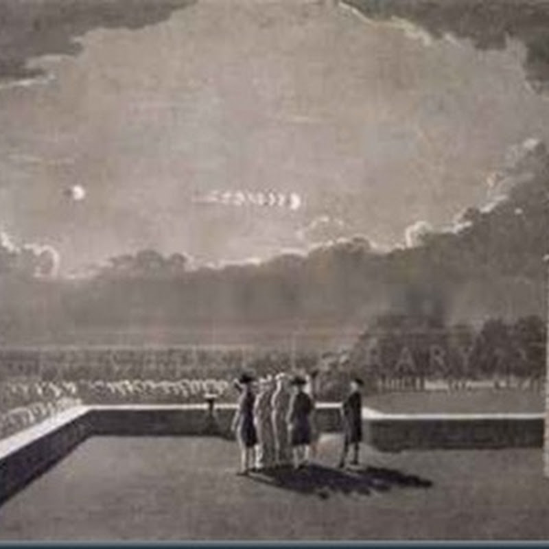 OVNI Luminoso Visto do Castelo de Windsor em 1783