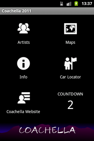 【免費娛樂App】Coachella 2011-APP點子