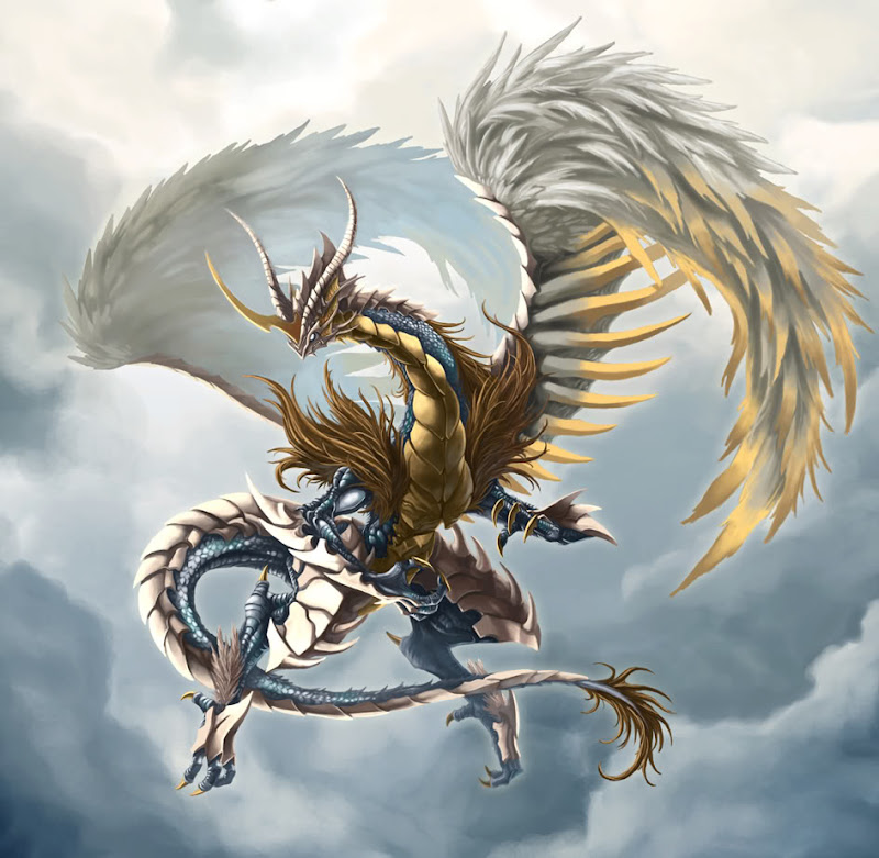 Light Dragon By Pamansazz, Dragons