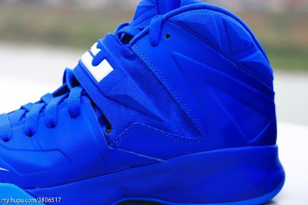Sample Look at Nike Zoom Soldier VII 7 Dyed in Royal Blue