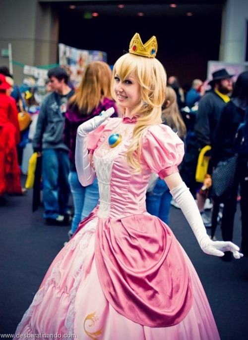 princesa peach cosplay Princess Peach cosplya desbaratianndo (5)