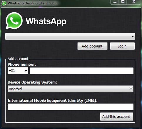 Whatsapp Desktop Client 