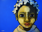 "Daughter of the artist" 70х90 (oil/acrylic on canvas)