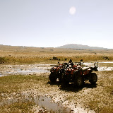 Tianshan - Paysage Buggy et prairie