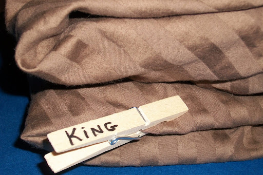 Use them to label sheets by size.