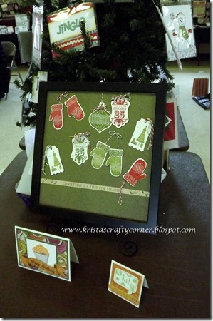 Christmas Card Making day 2012_tag display