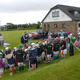 2/7/2012
ECHO SPORT
Youngsters listen to former club chairman John Twomey and Cork senior hurling goalkeeper Donal &Atilde;&sup3;g Cusack at the start of the inaugural Camp Ciaran at the Shamrocks GAA Club (Pic Howard Crowdy)