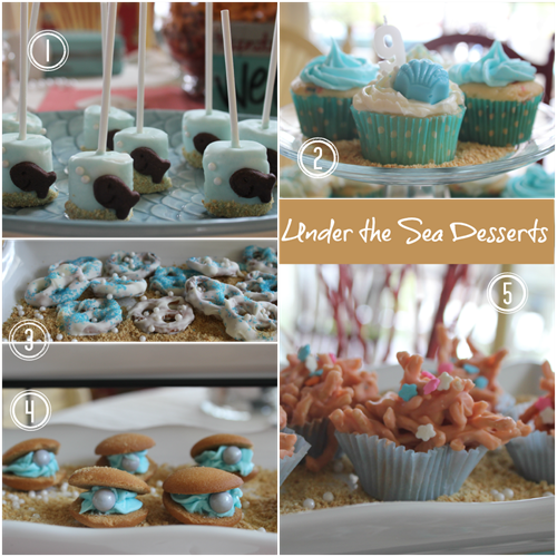 Under the Sea Party Desserts Instructions