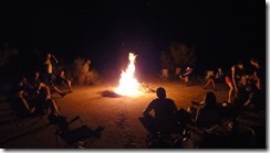 Awesome desert camp fire, Turkmenistan, just outside Konye Urgench