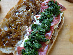 Top it off with the broccoli rabe.