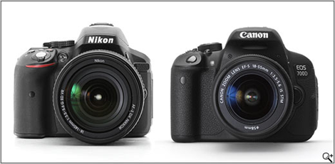 Nikon D5300 vs Canon EOS 700D