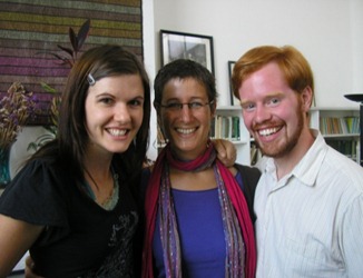 Friends from three continents in Mexico City Friends from three continents in Mexico City