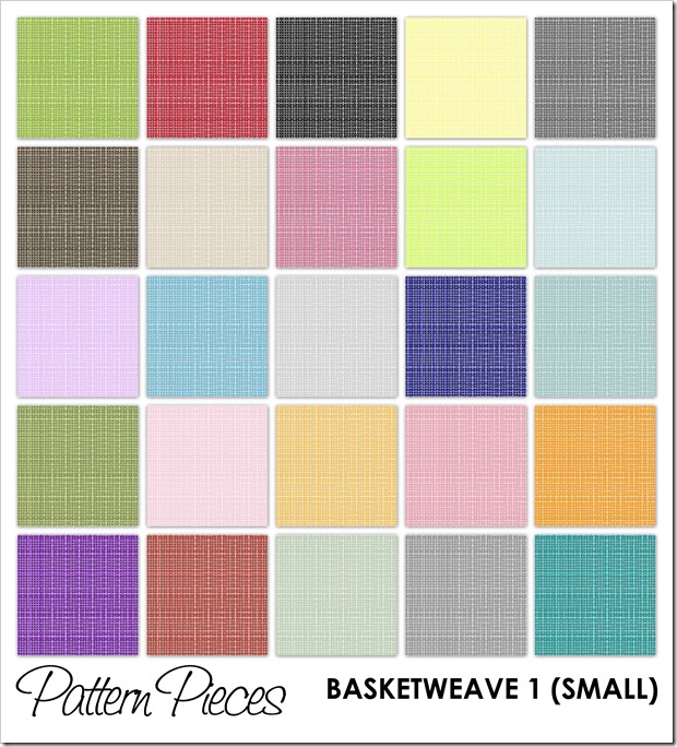 IMAGE - Pattern Pieces - Basketweave 1 (Small)