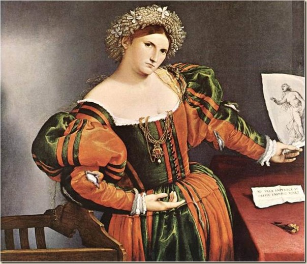 Lotto, Femme représentée en Lucrezia Lotto, Femme représentée en Lucrezia