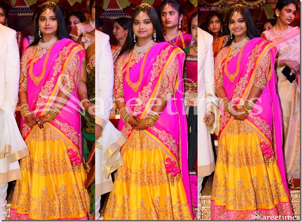 Gopichand_Wedding_Reception_Saree