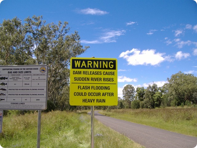 Installed AFTER the Gwydir River went down