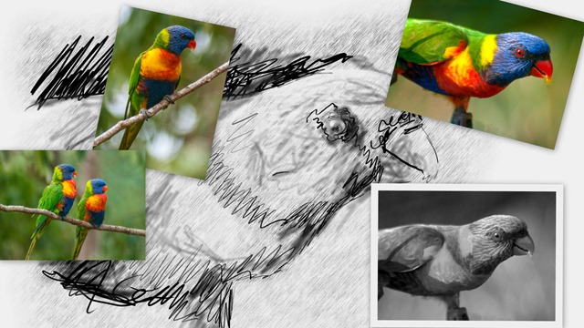 Choosing the image is a lot like making a compositional sketch Choosing the image is a lot like making a compositional sketch