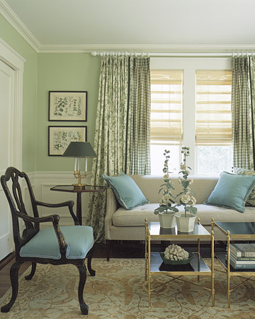 Here are some of my favorite rooms decorated with emerald and turquoise. The subtlety of this one is still statement-making. (www.marthastewart.com) Here are some of my favorite rooms decorated with emerald and turquoise. The subtlety of this one is still statement-making. (www.marthastewart.com)