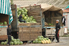 Water melons being unloaded