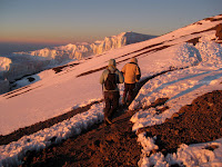 Kili Climb Day 5 - Last 100m of ascent!
