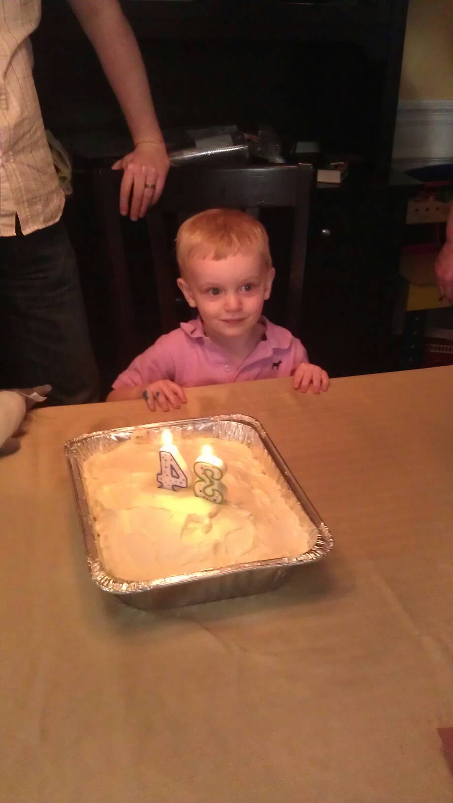 Matts mom made him his favorite lime cake