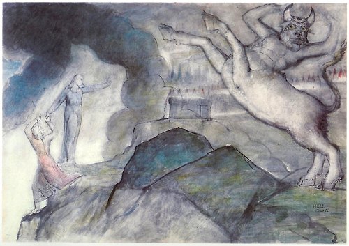 William Blake Illustrations To Dante Divine Comedy 3, William Blake