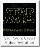 Create Your Own Free Star Wars Crawl Invitation
