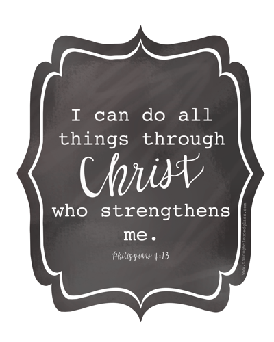 Printable Bible Verses | Through Clouded Glass Icandoallthings