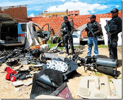 Robo de autos en Bolivia