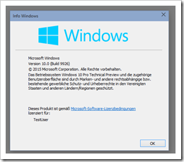 Windows 10 Screenshot 7 - Technical Preview 9926