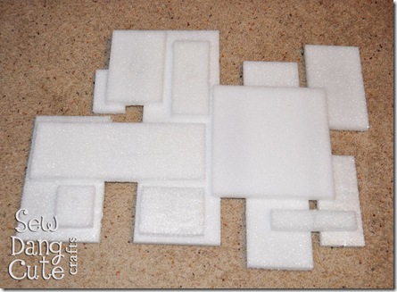 Cut-out-styrofoam