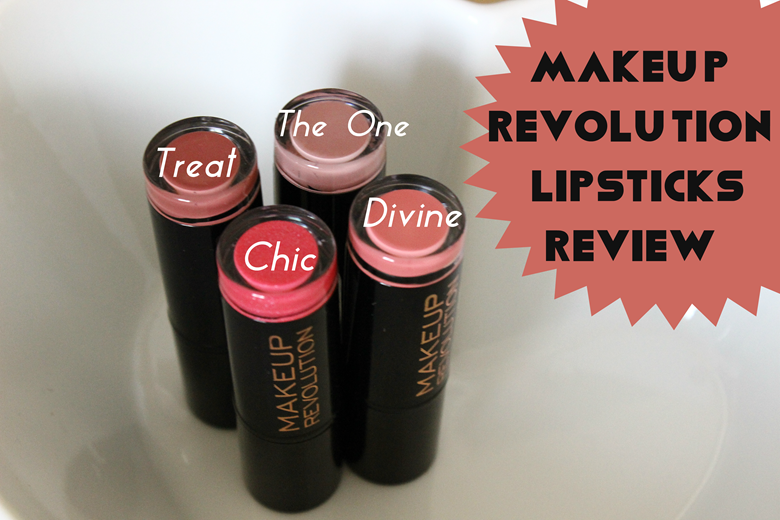 makeup-revolution-lipsticks-review-swatches-the-one-chic-divine-treat