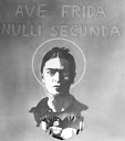 Ave Frida, charcoal, conte and video on paper