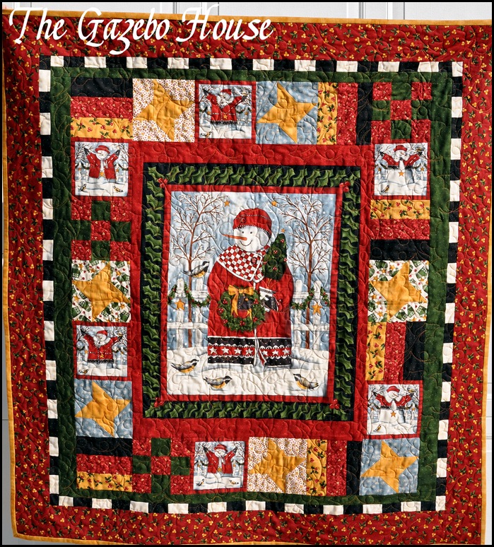 snowman quilt 001