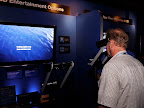 Many visitors to the US Open get thier first glimpse of 3D TV.