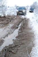 Road for military vechicles