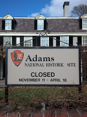 Adams National Historic Site, Closed